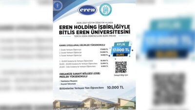 Bitlisli bir ailenin sahip olduğu Eren Holding, yükseköğretime ve gençlerin