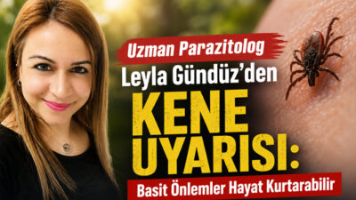 Uzman Parazitolog Leyla Gündüz, havaların ısınmasıyla birlikte artış gösteren kene