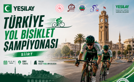 Türkiye Yol Bisiklet Şampiyonası, 26-28 Haziran 2026 tarihleri arasında Siirt'te