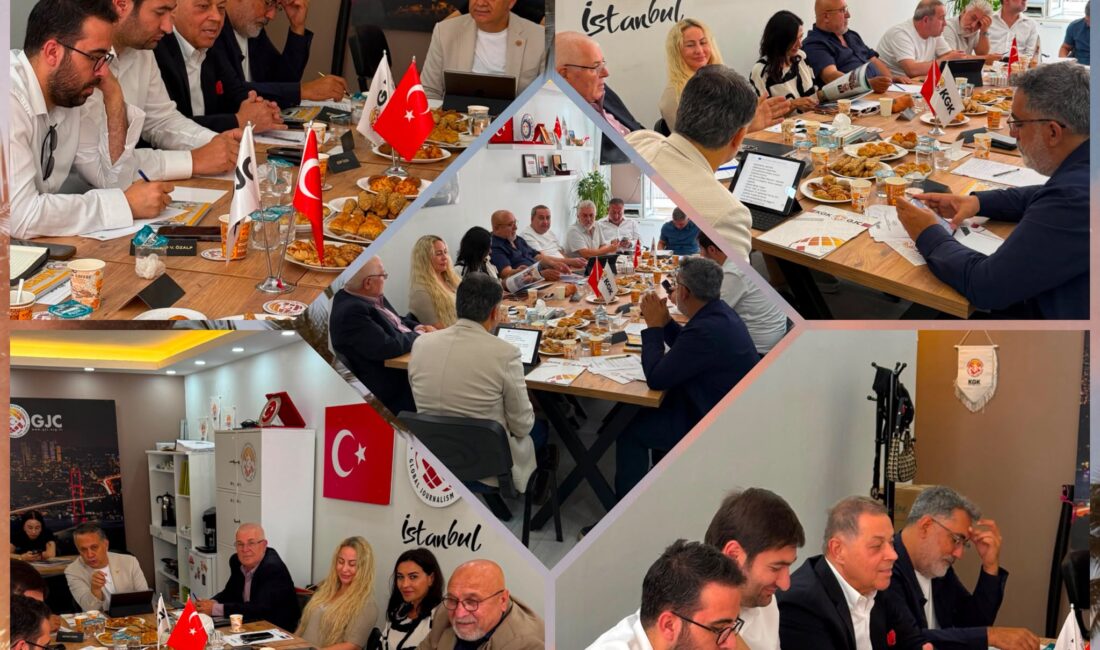 KGK yeni yönetimi görev bölümü yaptı 85 ülke ve 81 ilde temsilcisi bulunan Küresel Gazeteciler Konseyi