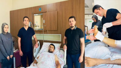 Siirt'te çalıştığı sırada beton mikserine bacağını kaptırarak ağır yaralanan 35