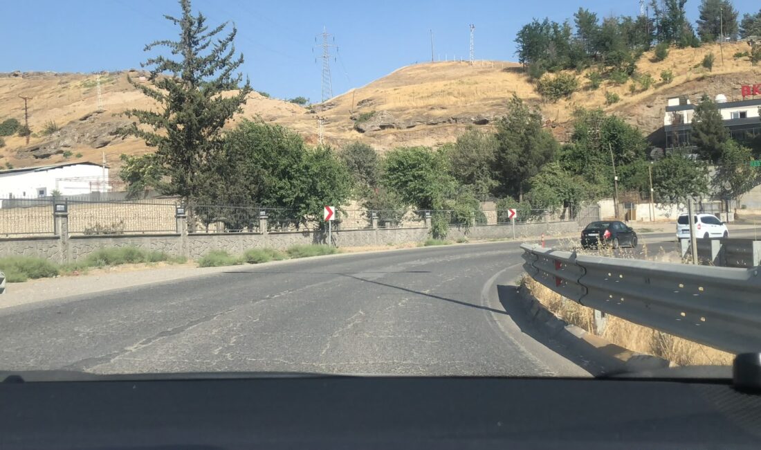 Siirt'te kış aylarında etkili olan aşırı yağışlar nedeniyle tarihi bölümünde