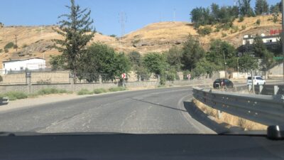 Siirt'te kış aylarında etkili olan aşırı yağışlar nedeniyle tarihi bölümünde