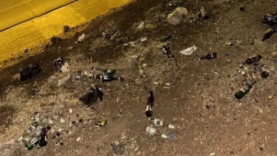 Siirt'te özellikle akşam saatlerinde çevre yolu kenarında bulunan boş arazilerde