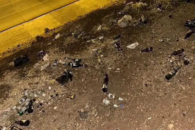 Siirt'te özellikle akşam saatlerinde çevre yolu kenarında bulunan boş arazilerde