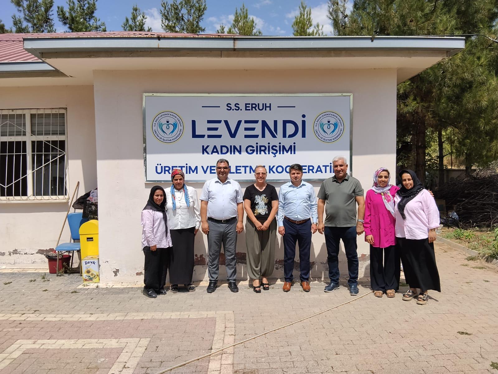 Siirt'in Eruh ilçesinde kadın girişimciler tarafından kurulan Eruh Levendi Kadın