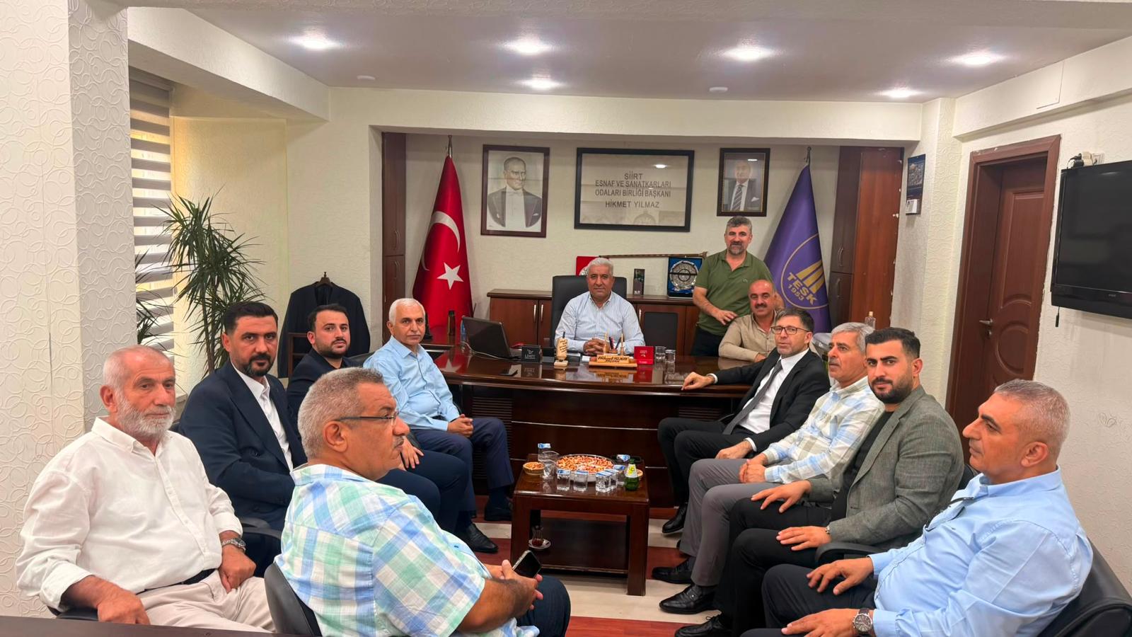 Geçtiğimiz aylarda yapılan genel kurulda göreve Siirt Esnaf ve Sanatkarlar