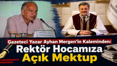 Muhterem hocam, Mektubuma başlamadan önce sizin bildiğiniz, ancak değerli okurlarımızın