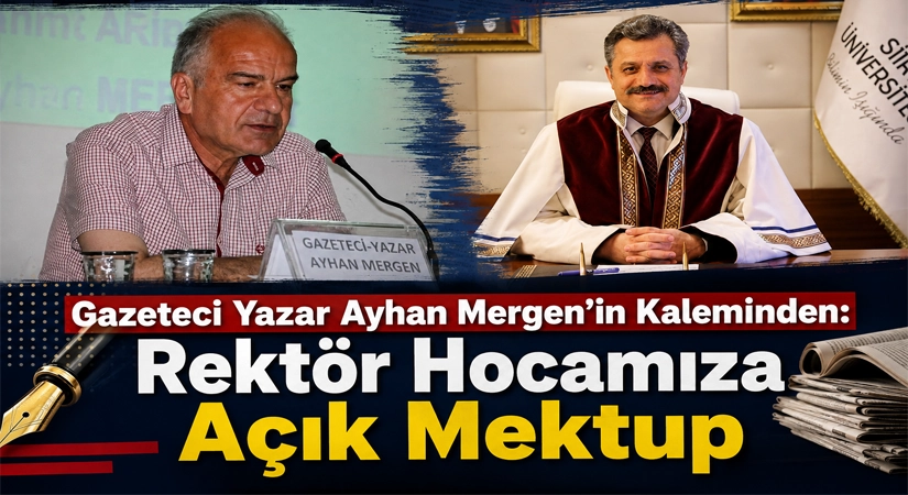 Muhterem hocam, Mektubuma başlamadan önce sizin bildiğiniz, ancak değerli okurlarımızın