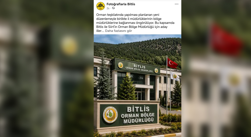 Kaçırırsak Vebali Ağır Olur! Bitlis Orman Bölge Müdürlüğü’ne Göz Dikti! Tarım ve Orman Bakanlığı’na bağlı Orman Genel Müdürlüğü yeni yapılanmaya