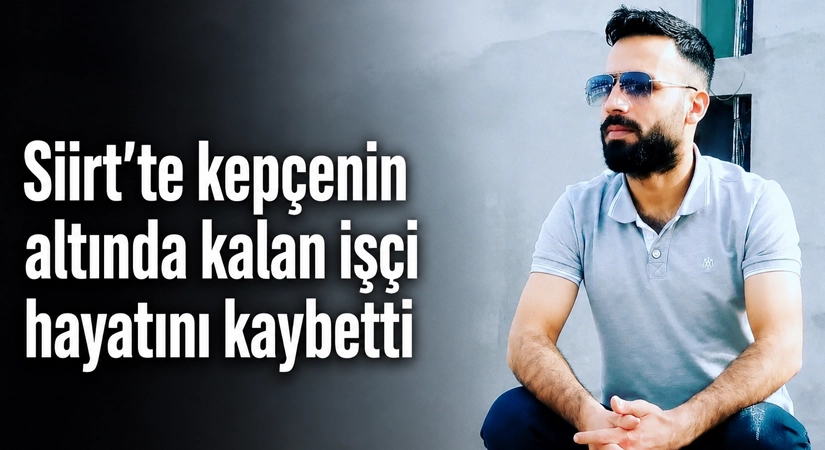 Siirt’in Şirvan ilçesinde faaliyet gösteren maden işletmesinde arızalanan iş makinesini