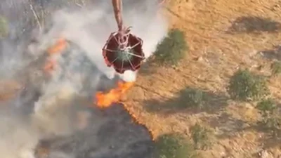 Siirt’in Pervari ilçesinde kırsal alanda çıkan örtü yangını, 48 saat