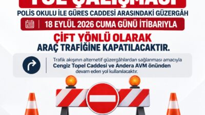 Siirt’te kazaların meydana geldiği eski Polis Okulu yakınlarındaki güzergâha kavşak